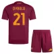 Camisolas AS Roma Paulo Dybala 21 Criança Equipamento Principal 25/26 Camisolas AS Roma Paulo Dybala 21 Criança Equipamento Principal 25/26