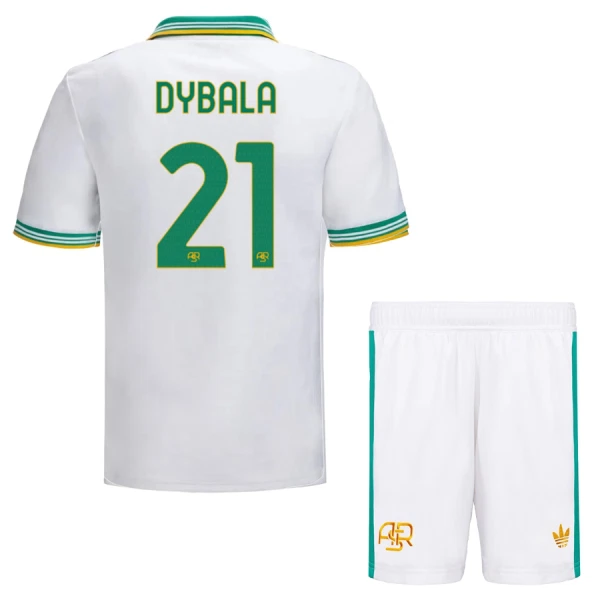 Camisolas AS Roma Paulo Dybala 21 Criança Equipamento Terceiro 25/26 Camisolas AS Roma Paulo Dybala 21 Criança Equipamento Terceiro 25/26