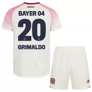 Camisolas Bayer 04 Leverkusen Alejandro Grimaldo 20 Criança Equipamento Alternativo 25/26 Camisolas Bayer 04 Leverkusen Alejandro Grimaldo 20 Criança Equipamento Alternativo 25/26