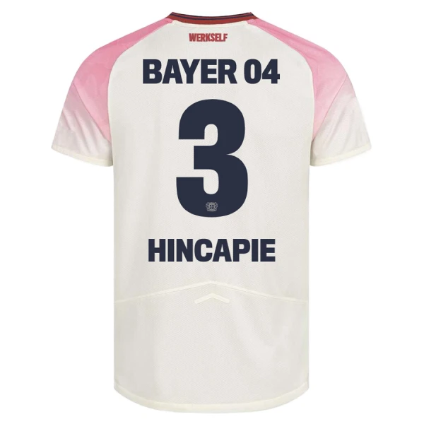 Camisolas Bayer 04 Leverkusen Piero Hincapie 3 Criança Equipamento Alternativo 25/26