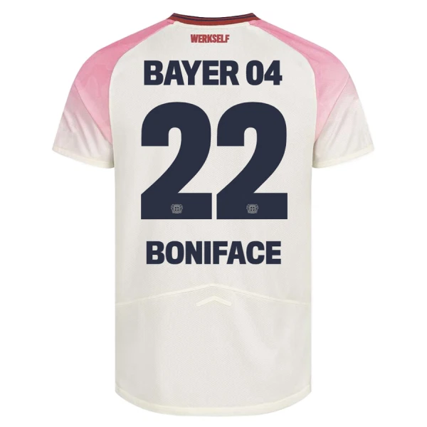 Camisolas Bayer 04 Leverkusen Victor Boniface 22 Equipamento Alternativo 25/26 Camisolas Bayer 04 Leverkusen Victor Boniface 22 Equipamento Alternativo 25/26
