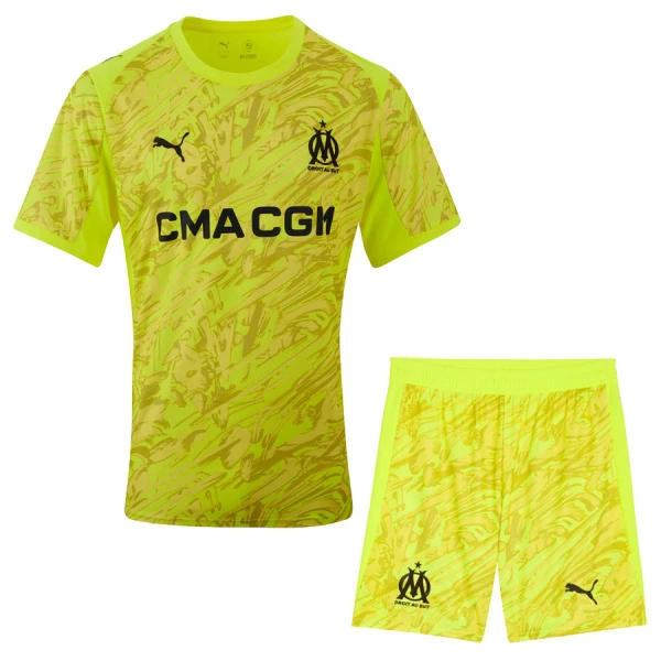 Camisolas Guarda Redes Olympique Marseille Criança 25/26 Amarelo