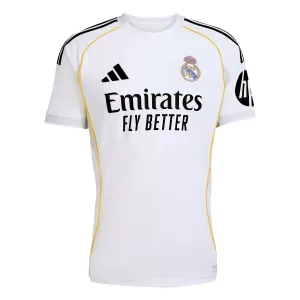 Camisolas Real Madrid Kylian Mbappé 10 Equipamento Principal 25/26