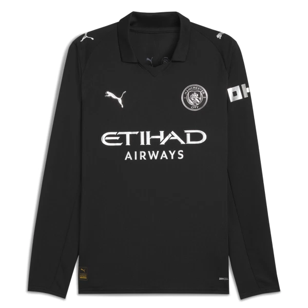 Camisolas Manchester City Equipamento Alternativo 25/26 Manga Comprida Camisolas Manchester City Equipamento Alternativo 25/26 Manga Comprida