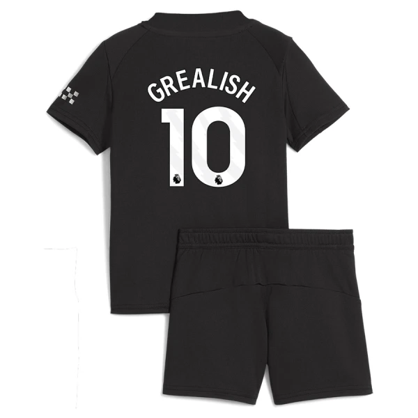 Camisolas Manchester City Jack Grealish 10 Criança Equipamento Alternativo 25/26 Camisolas Manchester City Jack Grealish 10 Criança Equipamento Alternativo 25/26