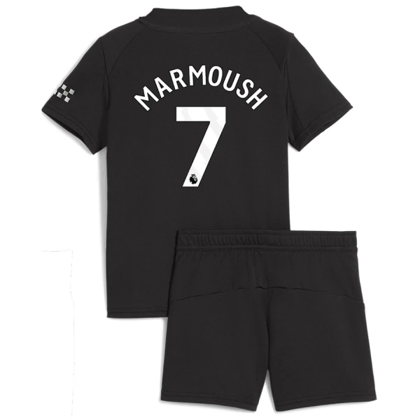 Camisolas Manchester City Marmoush 7 Criança Equipamento Alternativo 25/26