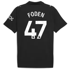 Camisolas Manchester City Phil Foden 47 Equipamento Alternativo 25/26 Camisolas Manchester City Phil Foden 47 Equipamento Alternativo 25/26