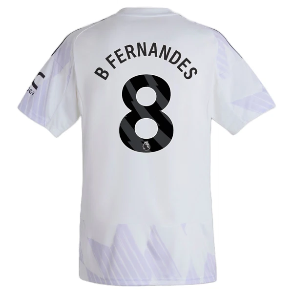 Camisolas Manchester United Bruno Fernandes 8 Criança Equipamento Alternativo 25/26