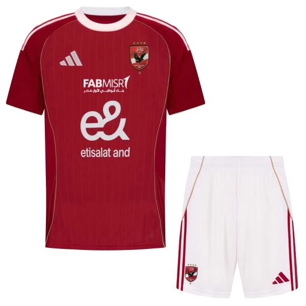 Camisolas Al Ahly Criança Equipamento Principal 25/26 Camisolas Al Ahly Criança Equipamento Principal 25/26