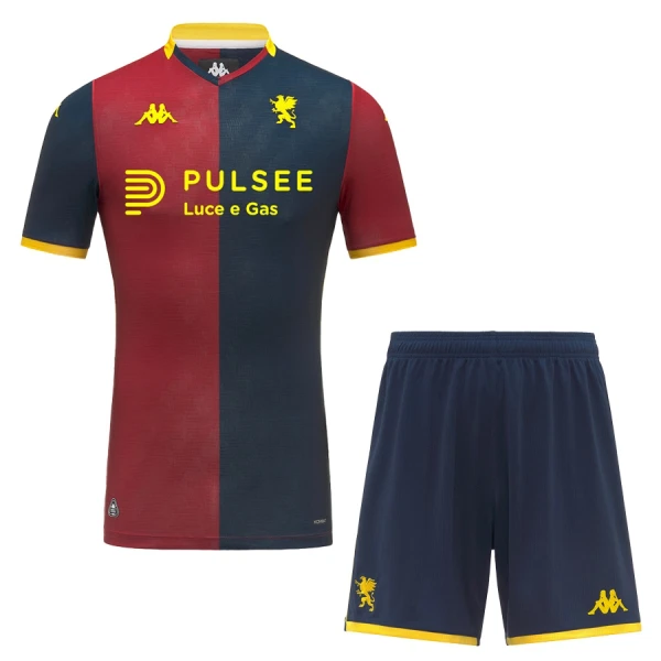 Camisolas Genoa Criança Equipamento Principal 25/26 Camisolas Genoa Criança Equipamento Principal 25/26