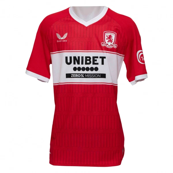 Camisolas Middlesbrough Equipamento Principal 25/26 Camisolas Middlesbrough Equipamento Principal 25/26