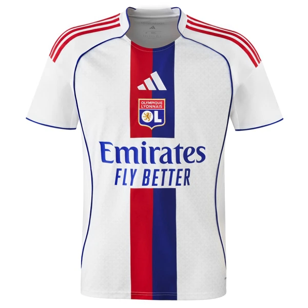 Camisolas Olympique Lyonnais Equipamento Principal 25/26 Camisolas Olympique Lyonnais Equipamento Principal 25/26