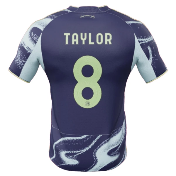 Camisolas Ajax Amsterdam Taylor 8 Equipamento Alternativo 25/26 Camisolas Ajax Amsterdam Taylor 8 Equipamento Alternativo 25/26