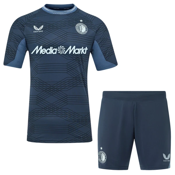Camisolas Feyenoord Rotterdam Criança Equipamento Alternativo 25/26 Camisolas Feyenoord Rotterdam Criança Equipamento Alternativo 25/26
