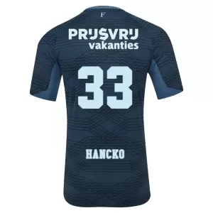 Camisolas Feyenoord Rotterdam Hancko 33 Equipamento Alternativo 25/26