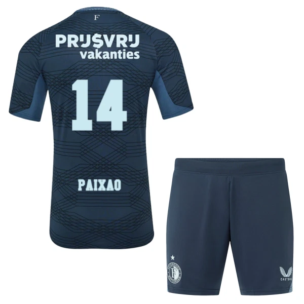 Camisolas Feyenoord Rotterdam Paixao 14 Criança Equipamento Alternativo 25/26 Camisolas Feyenoord Rotterdam Paixao 14 Criança Equipamento Alternativo 25/26
