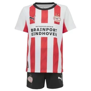 Camisolas PSV Eindhoven Criança Equipamento Principal 25/26 Camisolas PSV Eindhoven Criança Equipamento Principal 25/26