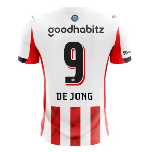 Camisolas PSV Eindhoven De Jong 9 Equipamento Principal 25/26 Camisolas PSV Eindhoven De Jong 9 Equipamento Principal 25/26