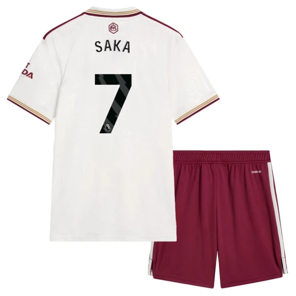 Camisolas Arsenal Bukayo Saka 7 Criança Equipamento Terceiro 25/26 Camisolas Arsenal Bukayo Saka 7 Criança Equipamento Terceiro 25/26