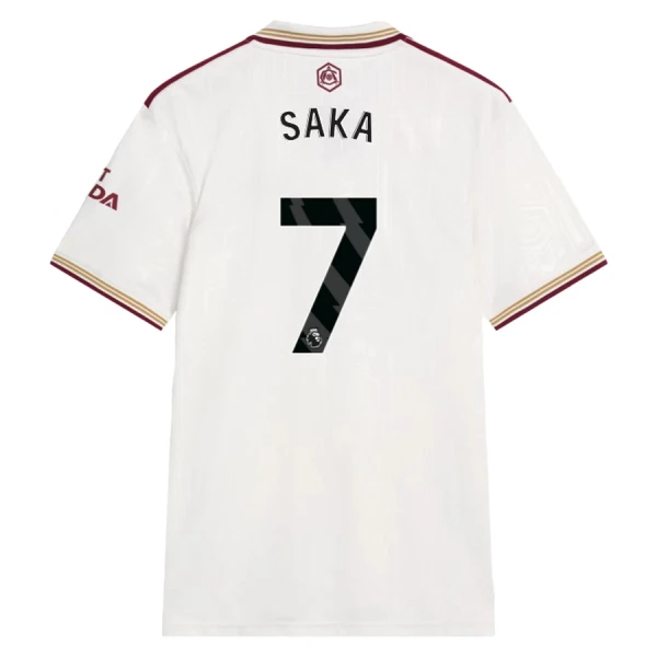 Camisolas Arsenal Bukayo Saka 7 Equipamento Terceiro 25/26