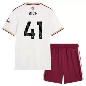 Camisolas Arsenal Declan Rice 41 Criança Equipamento Terceiro 25/26