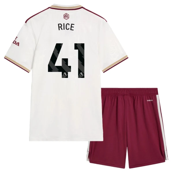 Camisolas Arsenal Declan Rice 41 Criança Equipamento Terceiro 25/26 Camisolas Arsenal Declan Rice 41 Criança Equipamento Terceiro 25/26