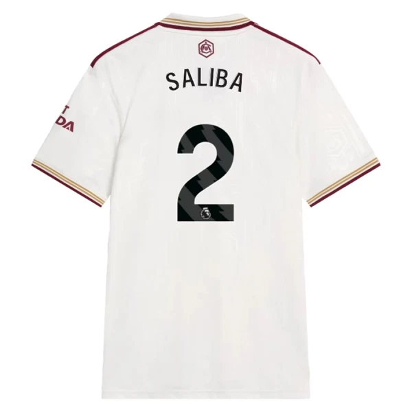 Camisolas Arsenal Saliba 2 Equipamento Terceiro 25/26 Camisolas Arsenal Saliba 2 Equipamento Terceiro 25/26