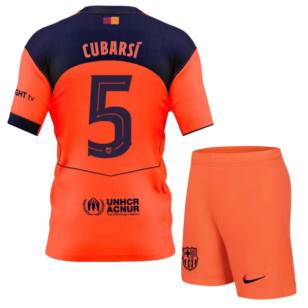 Camisolas FC Barcelona Cubarsi 5 Criança Equipamento Terceiro 25/26