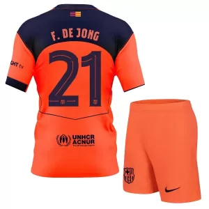Camisolas FC Barcelona Frenkie de Jong 21 Criança Equipamento Terceiro 25/26 Camisolas FC Barcelona Frenkie de Jong 21 Criança Equipamento Terceiro 25/26