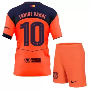 Camisolas FC Barcelona Lamine Yamal 10 Criança Equipamento Terceiro 25/26