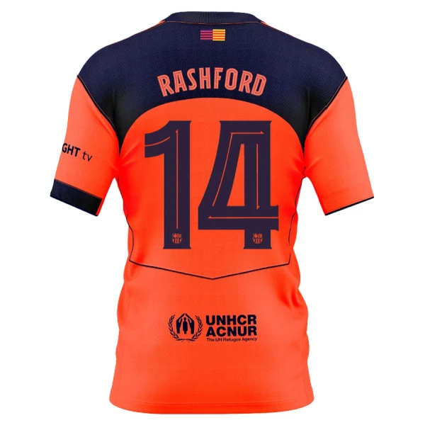 Camisolas FC Barcelona Marcus Rashford 14 Equipamento Terceiro 25/26 Camisolas FC Barcelona Marcus Rashford 14 Equipamento Terceiro 25/26