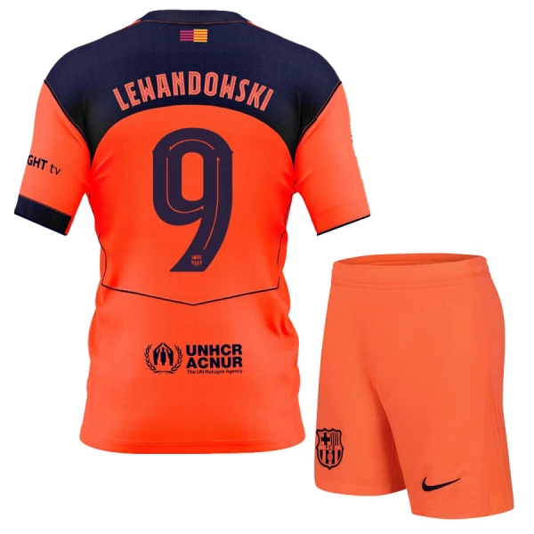 Camisolas FC Barcelona Robert Lewandowski 9 Criança Equipamento Terceiro 25/26 Camisolas FC Barcelona Robert Lewandowski 9 Criança Equipamento Terceiro 25/26