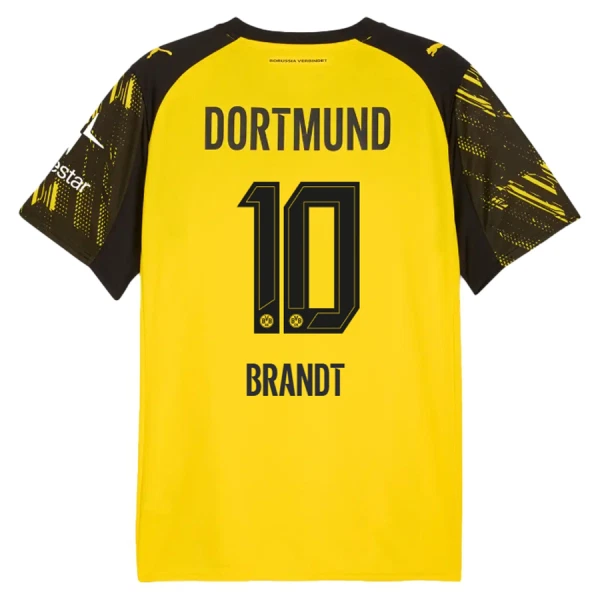 Camisolas Borussia Dortmund Julian Brandt 10 Equipamento Principal 25/26 Camisolas Borussia Dortmund Julian Brandt 10 Equipamento Principal 25/26
