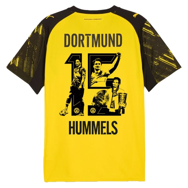 Camisolas Borussia Dortmund Mats Hummels 15 Equipamento Principal 25/26 Especial Camisolas Borussia Dortmund Mats Hummels 15 Equipamento Principal 25/26 Especial