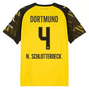 Camisolas Borussia Dortmund Nico Schlotterbeck 4 Equipamento Principal 25/26