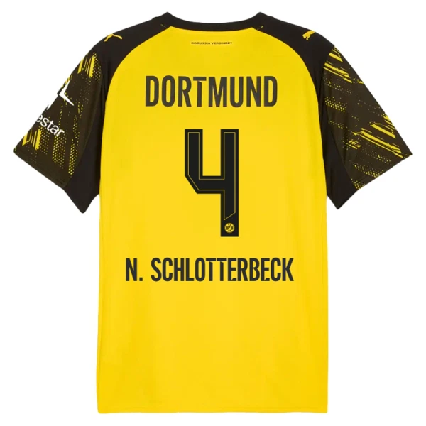 Camisolas Borussia Dortmund Nico Schlotterbeck 4 Equipamento Principal 25/26 Camisolas Borussia Dortmund Nico Schlotterbeck 4 Equipamento Principal 25/26