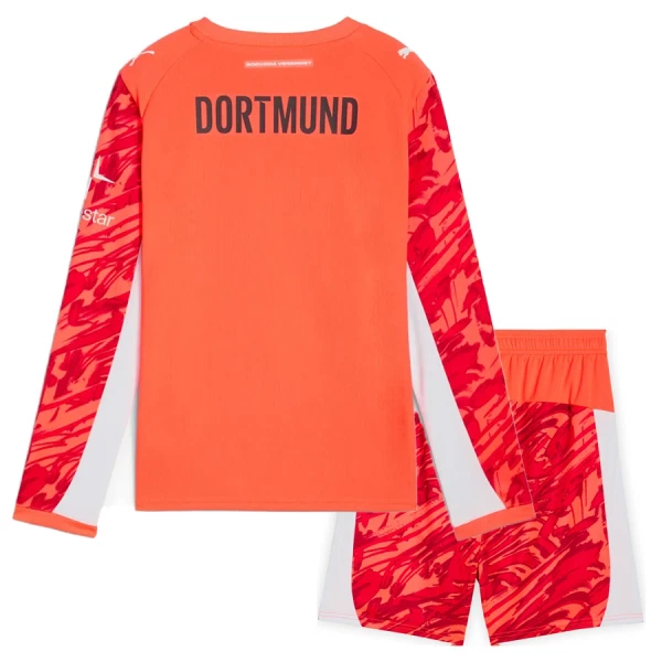Camisolas Guarda Redes Borussia Dortmund Criança 25/26 Manga Comprida Vermelho