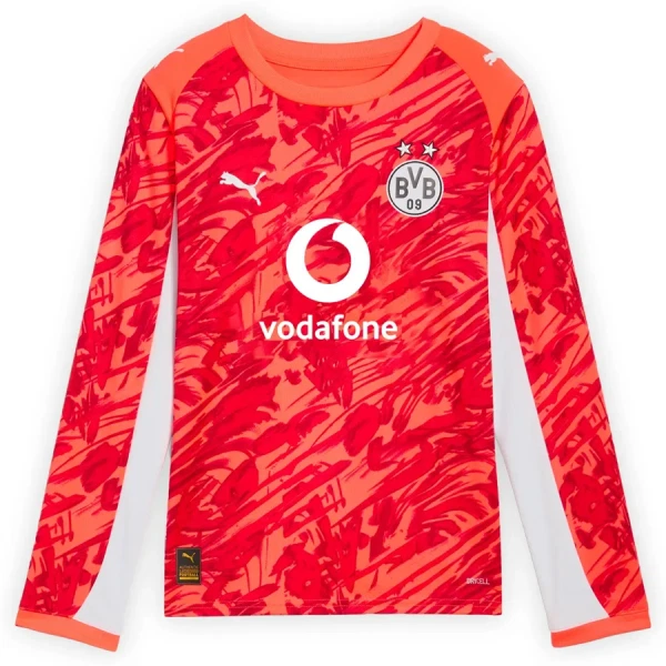 Camisolas Guarda Redes Borussia Dortmund Kobel 1 25/26 Manga Comprida Vermelho