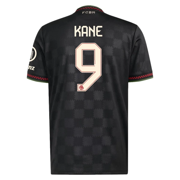Camisolas FC Bayern de Munique Harry Kane 9 Equipamento Terceiro 25/26 Camisolas FC Bayern de Munique Harry Kane 9 Equipamento Terceiro 25/26