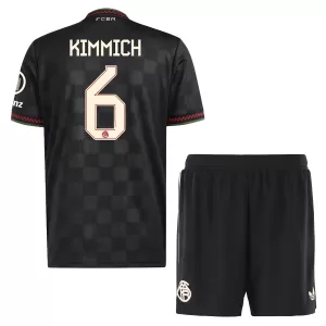 Camisolas FC Bayern de Munique Joshua Kimmich 6 Criança Equipamento Terceiro 25/26