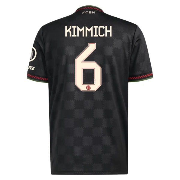 Camisolas FC Bayern de Munique Joshua Kimmich 6 Equipamento Terceiro 25/26 Camisolas FC Bayern de Munique Joshua Kimmich 6 Equipamento Terceiro 25/26