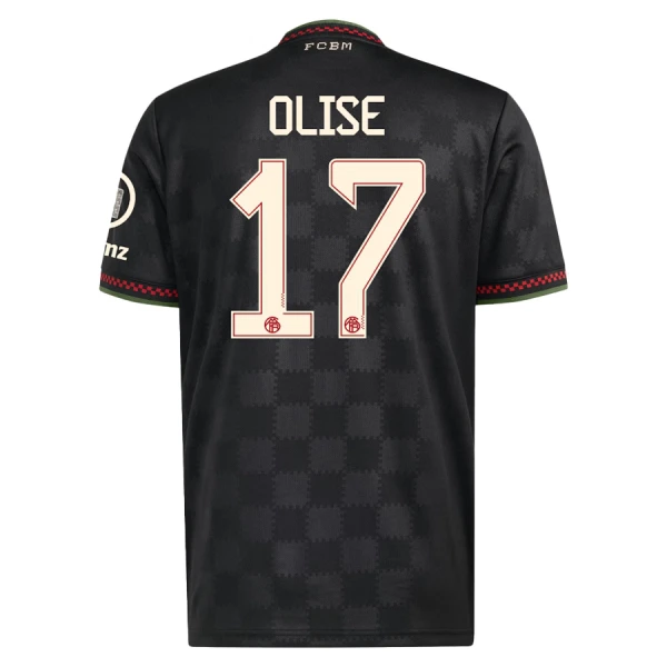 Camisolas FC Bayern de Munique Olise 17 Equipamento Terceiro 25/26 Camisolas FC Bayern de Munique Olise 17 Equipamento Terceiro 25/26