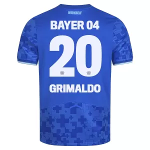 Camisolas Bayer 04 Leverkusen Alejandro Grimaldo 20 Equipamento Terceiro 25/26