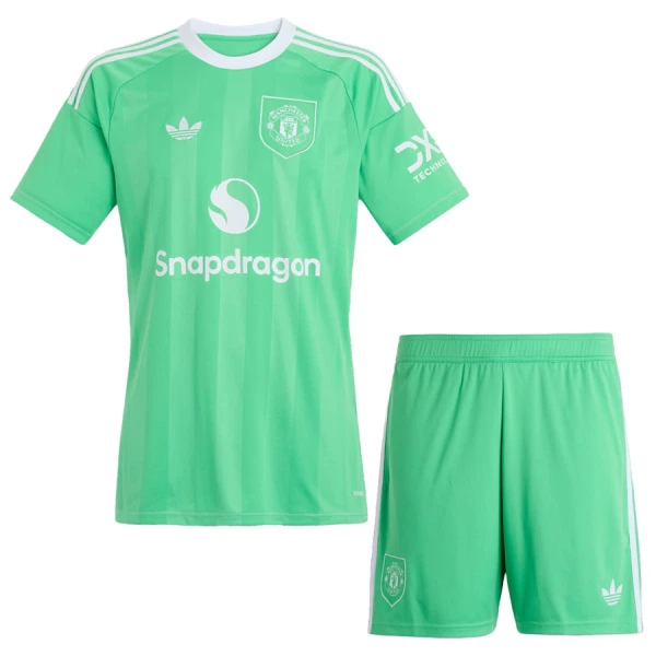Camisolas Guarda Redes Manchester United Criança 25/26 Verde