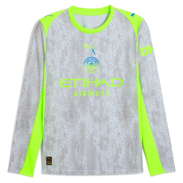 Camisolas Manchester City Equipamento Terceiro 25/26 Manga Comprida Camisolas Manchester City Equipamento Terceiro 25/26 Manga Comprida