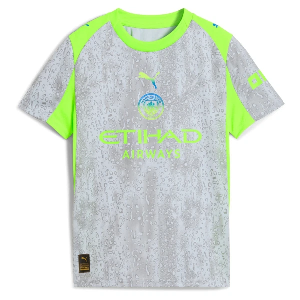 Camisolas Manchester City Jérémy Doku 11 Equipamento Terceiro 25/26