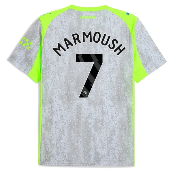 Camisolas Manchester City Marmoush 7 Equipamento Terceiro 25/26 Camisolas Manchester City Marmoush 7 Equipamento Terceiro 25/26