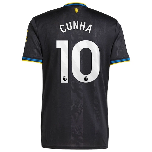 Camisolas Manchester United Cunha 10 Equipamento Terceiro 25/26 Camisolas Manchester United Cunha 10 Equipamento Terceiro 25/26