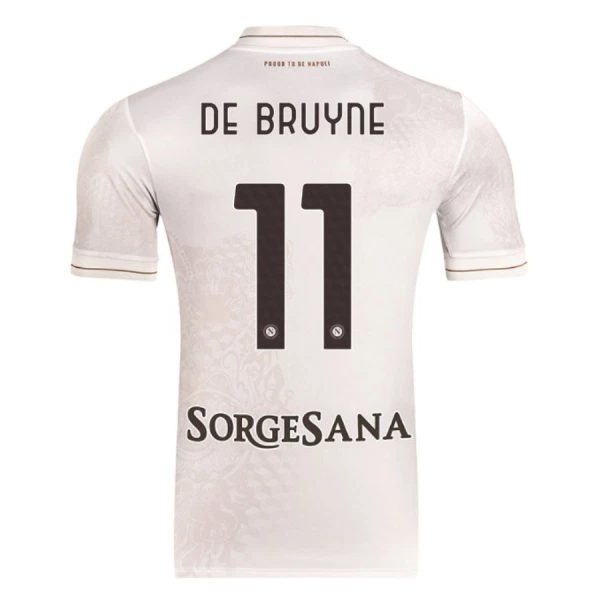 Camisolas Napoli Kevin De Bruyne 11 Equipamento Alternativo 25/26