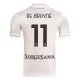 Camisolas Napoli Kevin De Bruyne 11 Equipamento Alternativo 25/26